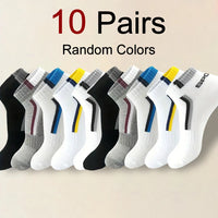 5/10/20/30 Pairs Short Socks 10 Pairs Mix One Size