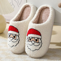 Home Slippers Cute Cartoon Cotton Slippers Santa Claus