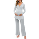 Nursing pajamas for pregnant women Grey