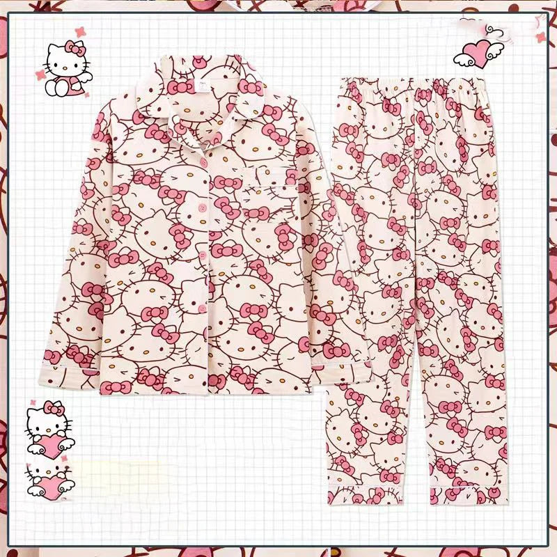 Sanrio Long Pajamas 2Pcs 2XL