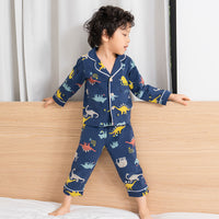 Casual Cotton Loungewear Set For Boys