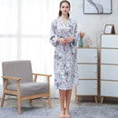 Ice Silk Couple Pajamas Thin suit White