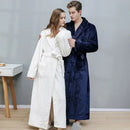 Coral Velvet Thick Couple Bathrobes