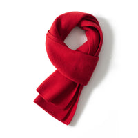 Cashmere Scarf - Wool Big Red 150x26