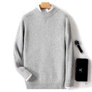 Winter Rhombus 100% Wool Sweater Men