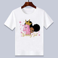 African Girl Short Sleeve T-shirt QQ4