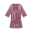 Thin Loose Short Sleeve Pajamas Light Pink