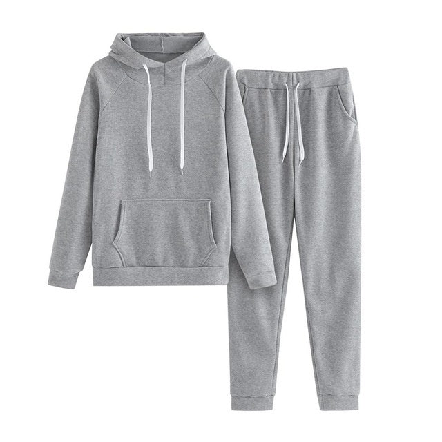 2-Piece Fitness Set For Women Grey