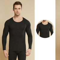 Cashmere Thermal Underwear Suit Mens black