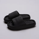 Summer EVA Solid Color Slippers Black