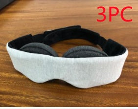 Adjustable 3D eye mask Grey outline 3PC