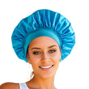 Women's Fashion Bonnet - Silk Smooth Sky Blue One Size