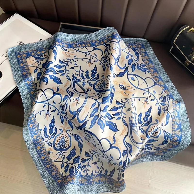 New Fashion Printed Women's Scarf JNC133-01 70X70cm