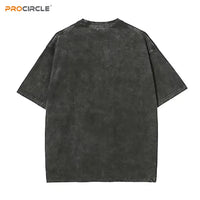 Cotton Heavyweight Casual Fashion Drop Shoulder T-Shirt Short Sleeve