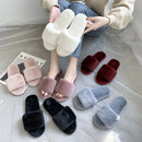 Cute fluffy fuzzy slippers