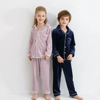 Velvet Two-Piece Kids Sleepwear Sets