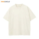 Cotton Heavyweight Casual Fashion Drop Shoulder T-Shirt Short Sleeve