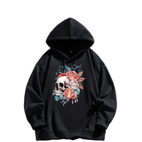 Unisex Knitted Pullover Hoodie With Skull Skeleton Pattern (Silk Lining On Request)