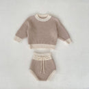 Handmade Girls Fashion Pullover Suit Lead Ancient Gray