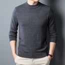 All Wool Sweater Solid Knitwear