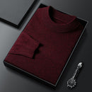 All Wool Sweater Solid Knitwear Black Red Flower