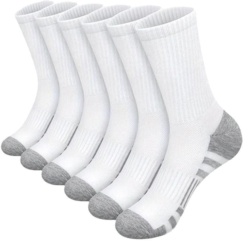 Warm Soft Breathable Socks White Free Size