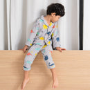 Casual Cotton Loungewear Set For Boys