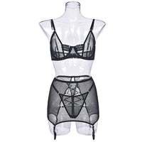 Women's Strappy Sexy Lingerie Black