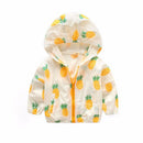 Children's Soft Skin Clothing Thin And Breathable Yellow pineapple