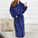 Coral Fleece Long Robe Kimono Gown