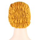 New Multicolor Back Elastic Hat Turmeric