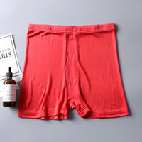 Mulberry Silk Men's Silk Underwear Bright Red