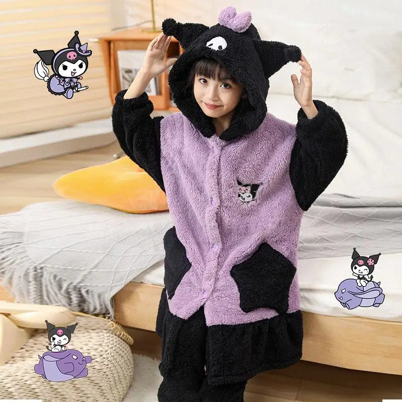 Kuromi Cinnamoroll Kids Pajamas