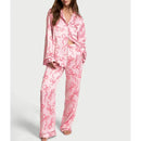 Women 2Pcs Satin Loungewear Set 6 XL