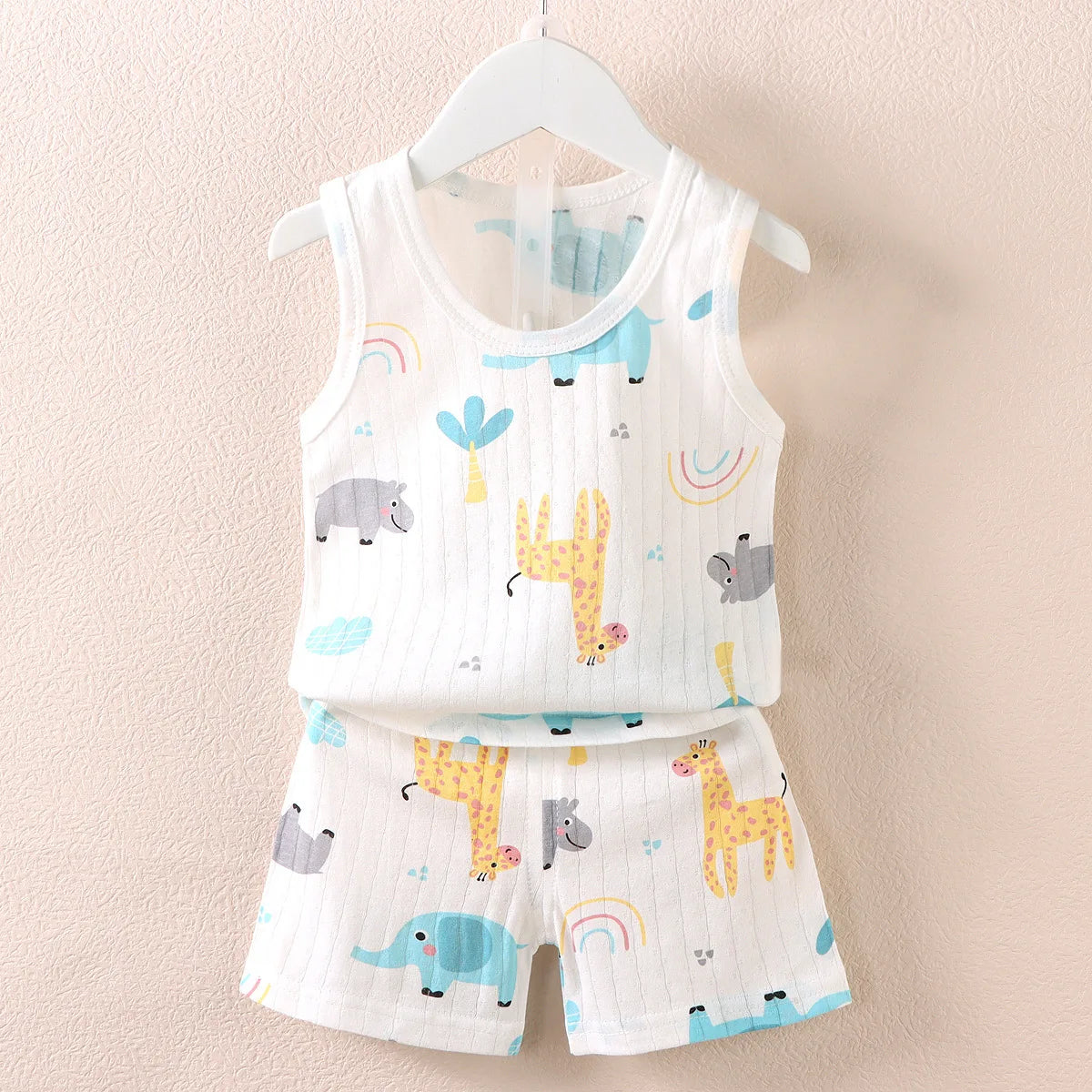 Children's Sleeveless Tops & Shorts