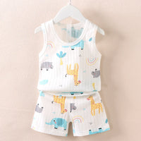 Children's Sleeveless Tops & Shorts