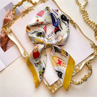 70cm Silk Square Scarf Scarf A12 One Size