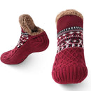 Warm Floor Socks Wine Red 43-45 28cm