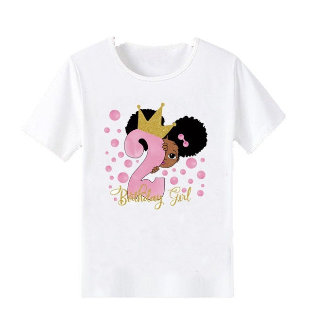 African Girl Short Sleeve T-shirt