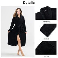 lapel bathrobe women robe