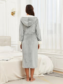 Facecloth colorful hooded robe