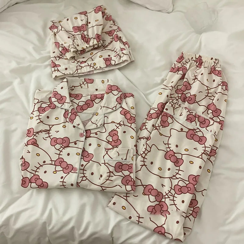 Sanrio Long Pajamas 3PCS L