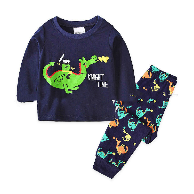 Children's Loungewear Set Dinosaur Pattern 2048