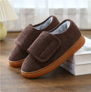 Large Opening Warm Cotton Slippers Bag Heel For Brown