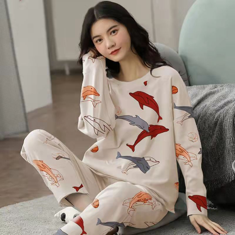 Pajamas Set Women Small fish