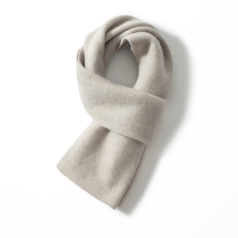 Cashmere Scarf - Wool Milk Camel 150x26