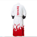 Naruto Robe Fire Shadows Bathrobe white robe one size