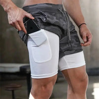 Men Running Shorts 2 In 1