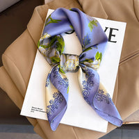 New Fashion Printed Women's Scarf JNC507-01 70X70cm