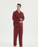 Mens Flannel Pajama Sets